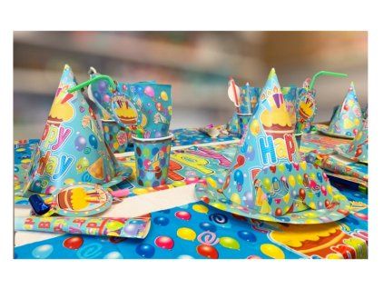 Párty set Happy birthday - Balónky