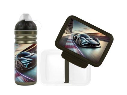Zdravá Sváča  SET Lahev + svačinový box - Hypercar