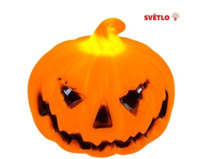 Svítící dýně Halloween 6 cm