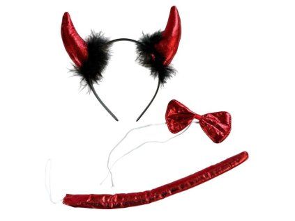 Dětský set na karneval Čert 3ks