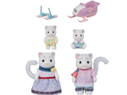 Sylvanian Families - Rodina sněžných levhartů #5814