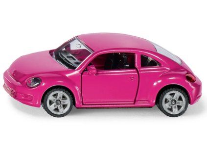 SIKU Blister - VW Beetle růžový s polepkama
