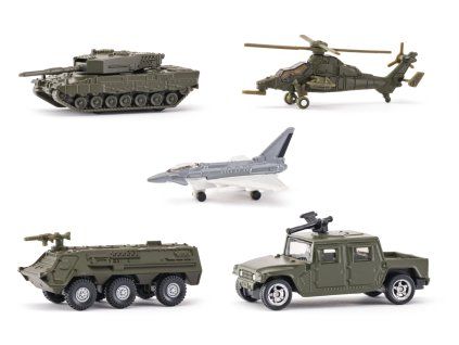 SIKU Military - Sada vojenských vozidel, 5 ks