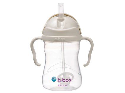 B.Box Hrneček s brčkem - béžový 240 ml