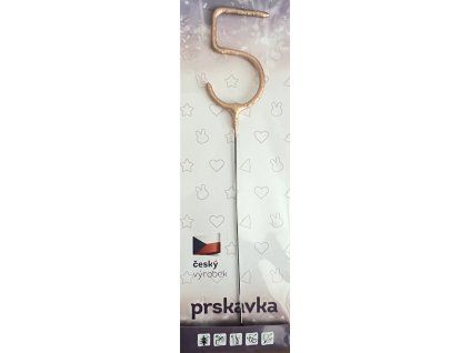 Prskavka Číslo 5, Rosegold, zlato-růžová