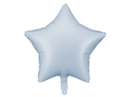 Balónek foliový Hvězda modrá pastelová 48 cm