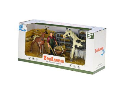 ZooLandia Farmář s grošákem a hříbětem