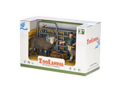 ZooLandia Farmář s beranem a jehňátkem