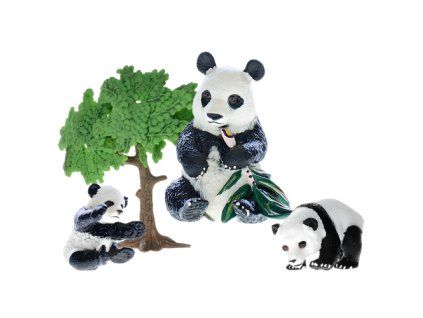 Panda s mláďaty figurka - ZooLandia