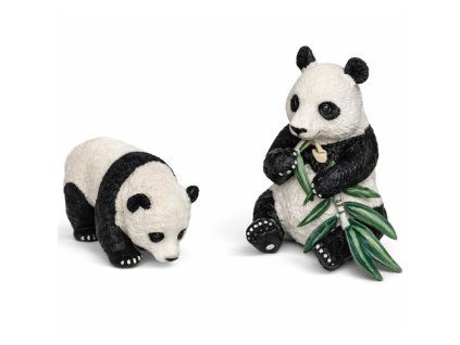 Panda sedící  s mládětem - ZooLandia