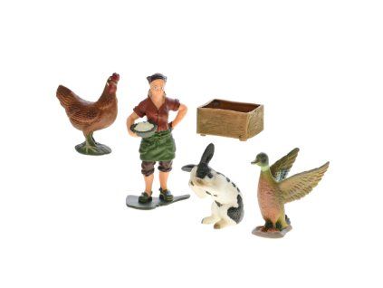 Farmářka, kačer, slepice a doplňky - ZooLandia