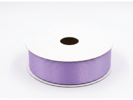 Stuha saténová 2,7 m x 2,5 cm, lila