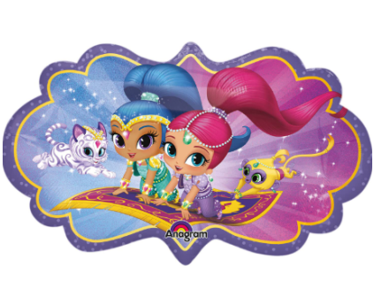 Fóliový balónek 68 x 40 cm Shimmer & Shine