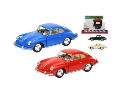 Kinsmart Porsche 356B Carrera 1:32 13cm kov zpětný chod