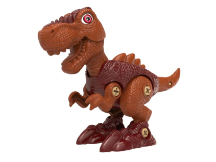 Dinosaurus šroubovací hnědý T-Rex, 27 dílků