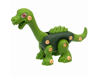 Dinosaurus šroubovací zelený Brontosaurus, 27 dílků