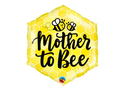 Fóliový balónek Mother to Bee včelí plástev 51 cm