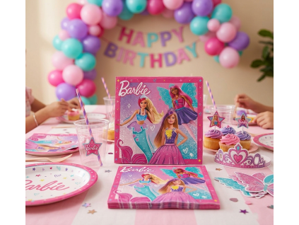 Papírové ubrousky Barbie Fantasy 20 ks