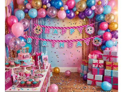 Girlanda Happy Birthday L.O.L. Surprise!