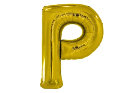 Fóliový balónek písmeno P 100 cm