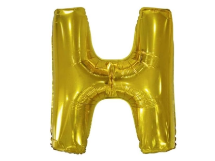 Fóliový balónek písmeno H 97 cm