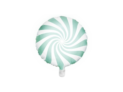 Fóliový balónek kulatý 43 cm Bonbon zelený