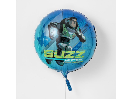 Fóliový balónek kulatý 43 cm Buzz Rakeťák