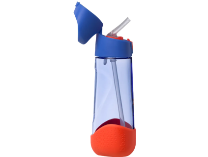 B.box Lahev na pití s brčkem 600 ml - Superman