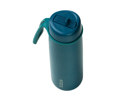 B.box Nerezová termolahev s brčkem 690 ml - Sea Glass