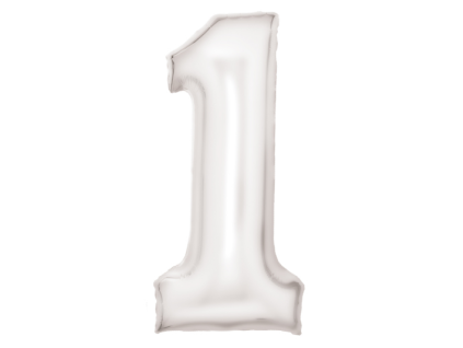 86 cm fóliový balónek číslice 1 - bar