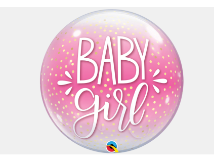 Balónková bublina Baby Girl 56cm