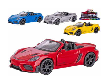 Welly Porsche 718 Spyder RS 12cm kov zpětný chod