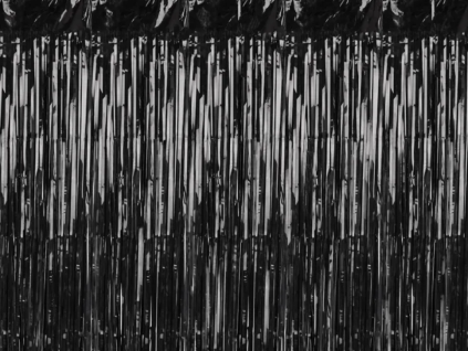 Party závěs černý 100 x 200 cm