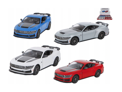 KINSMART Ford Mustang Dark Horse 2024 zpětný chod