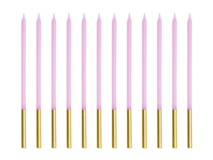 Svíčky dortové Violet 14 cm 12 ks