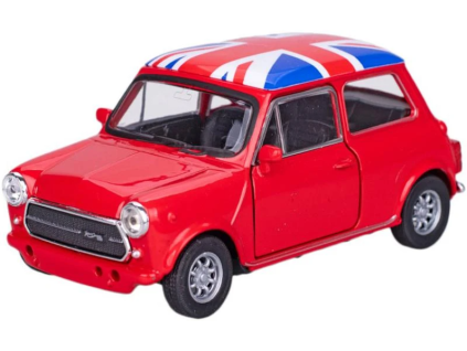 Welly Mini Cooper 1300 UK 10,5cm zpětný chod