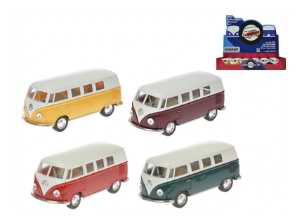 Kinsmart Classical Autobus Volkswagen zpětný chod