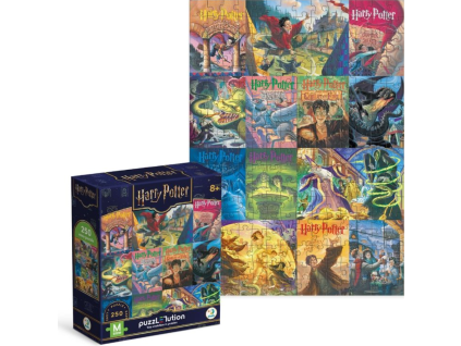 Puzzle - Harry Potter Přebaly z knih - 250 dílků