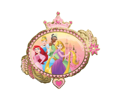 Fóliový balónek velký - Princezny Disney oboustranný - 86 cm