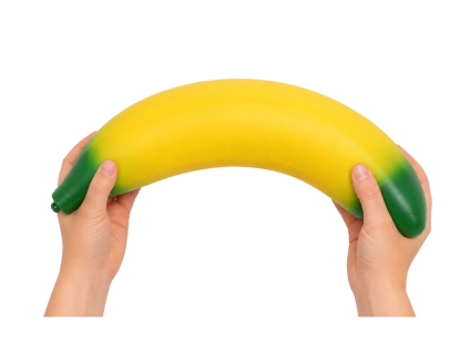 Mega Squeeze banán, strečový 37 cm
