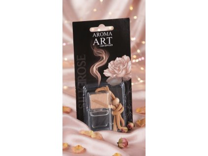Aroma Art - Difuzér do auta závěsný 8 ml - Silk Rose
