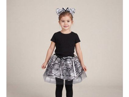 Dětský set na karneval -  Zebra 2 ks