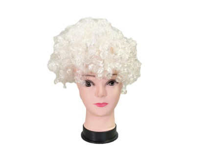 Paruka bílá kudrnatá