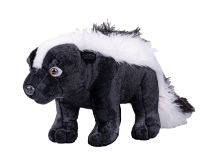 Skunk pruhovaný plyšový 50 cm