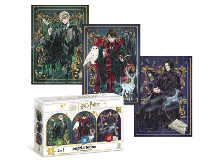 Puzzle - Harry Potter 3 v 1 - 150, 250 a 350 dílků