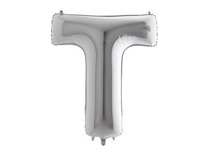 Fóliový balónek písmeno T 102 cm - barevné varianty
