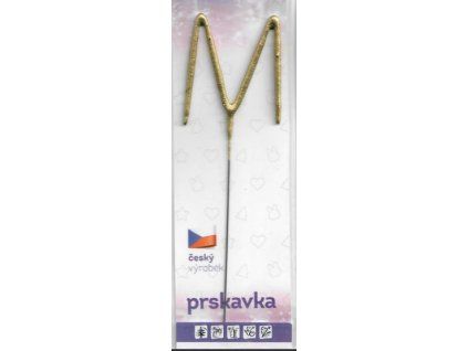Prskavka zlatá - M