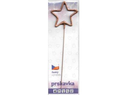 Prskavka hvězdička - měděná