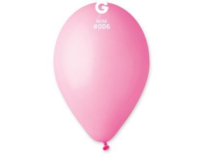 Kulatý latexový balónek 30cm Růžová #006