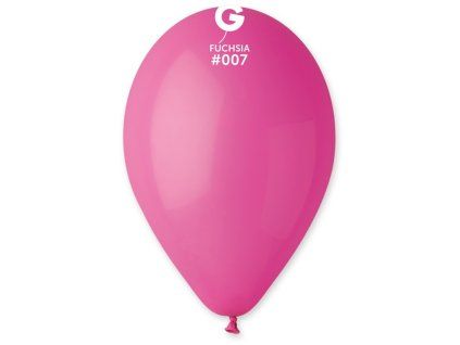 Kulatý latexový balónek 30cm Fuchsiová #007